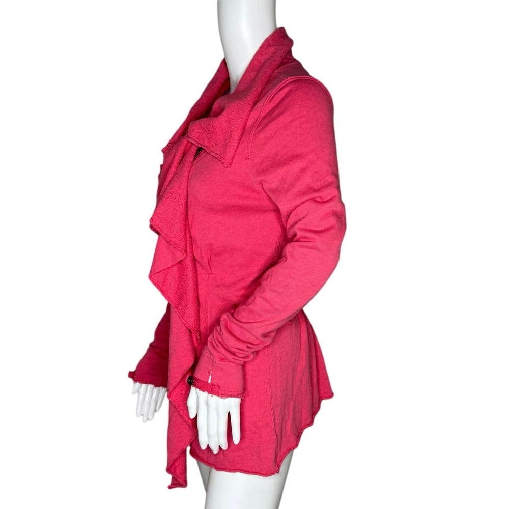 Free People Fuchsia Ruffle Blazer - Picture 4 of 10